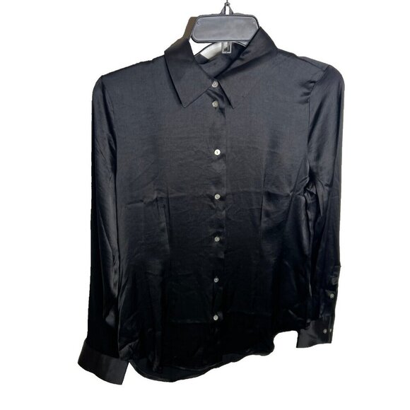 Madewell Black Button-Up Blouse - Picture 4 of 8